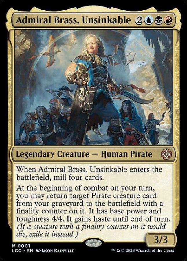 Admiral Brass, Unsinkable (Foil)