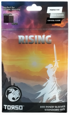 RISING 100 Innersleeves Standard Size - Crystal Clear