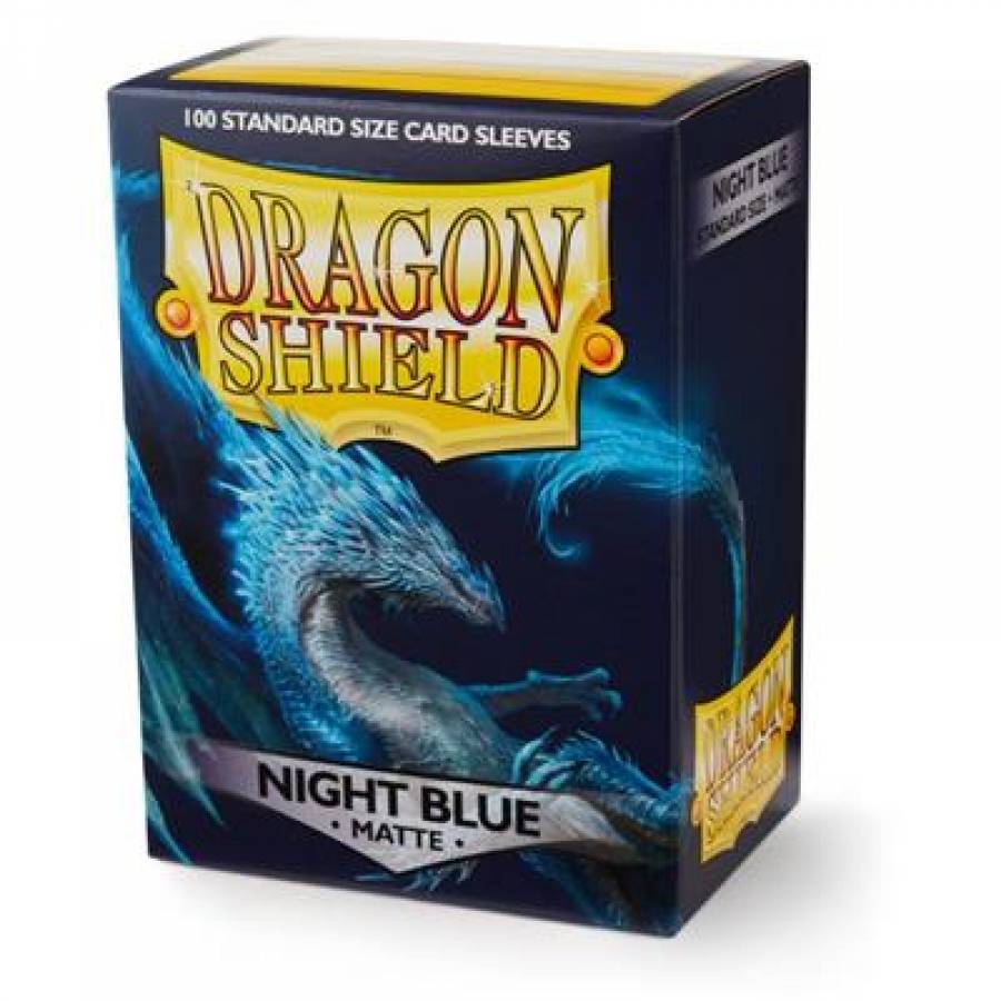 Dragon Shield Card Sleeves - Matte Night Blue 100