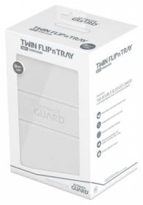 Ultimate Guard Twin Flip`n`Tray 160+ XenoSkin Monocolor White