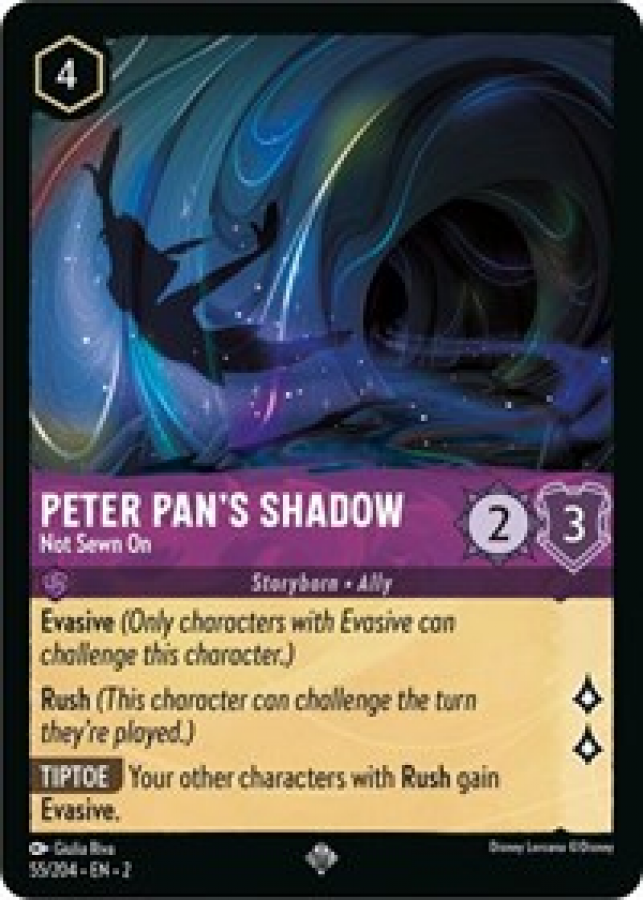 Peter Pan's Shadow - Not Sewn On