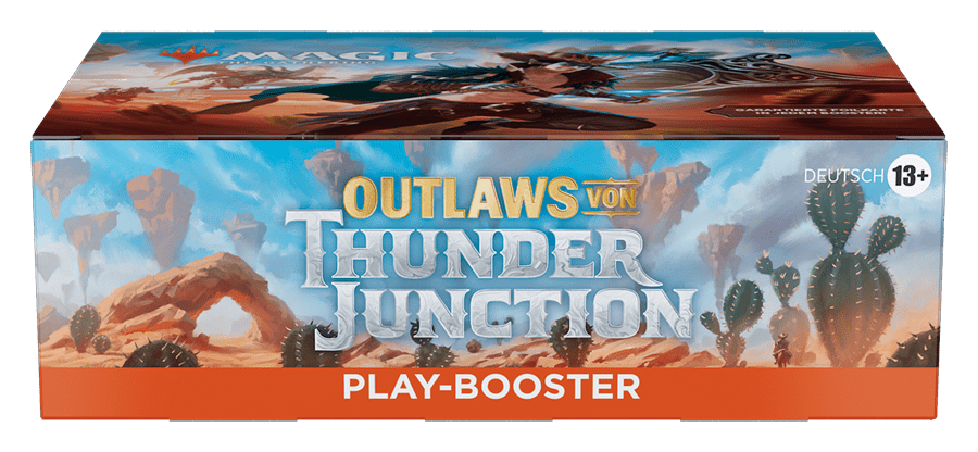 Outlaws of Thunder Junction Play-Booster Display (Deutsch)
