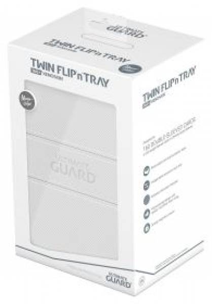 Ultimate Guard Twin Flip`n`Tray 160+ XenoSkin Monocolor White