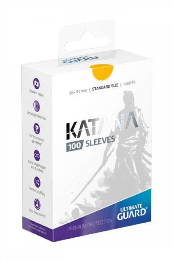 Ultimate Guard Katana Sleeves Standardgröße Gelb (100)